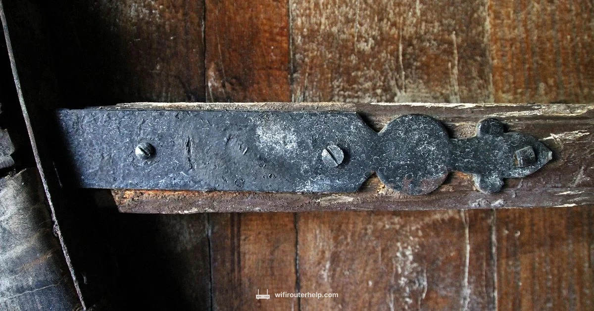 Door hinge mortise guide - WiFi Router Help