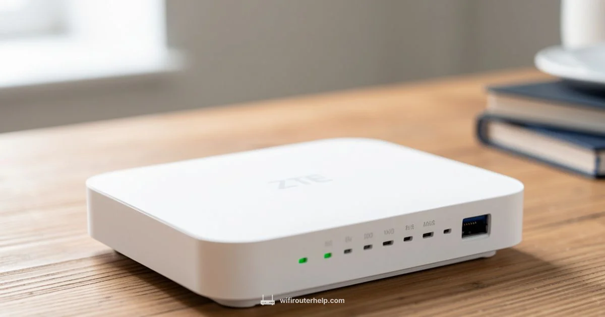 ZTE Router Setup - WiFi Router Help