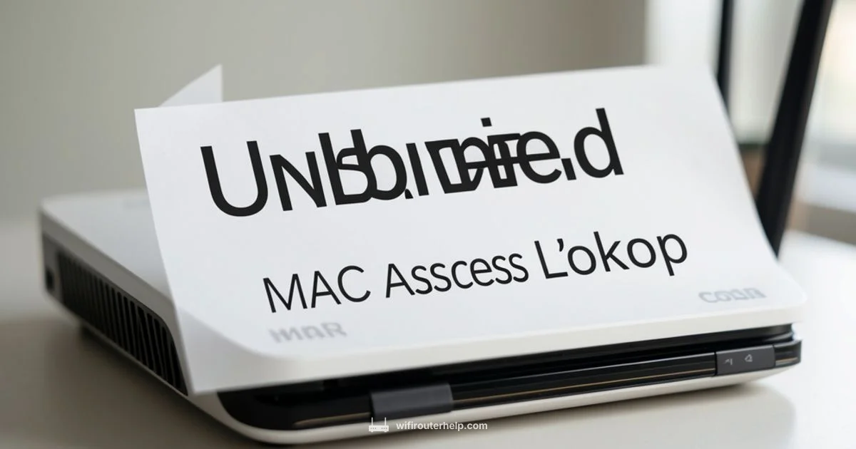 MAC Address Guide - WiFi Router Help