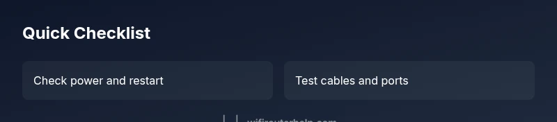 Verizon router on desk with LEDs showing status